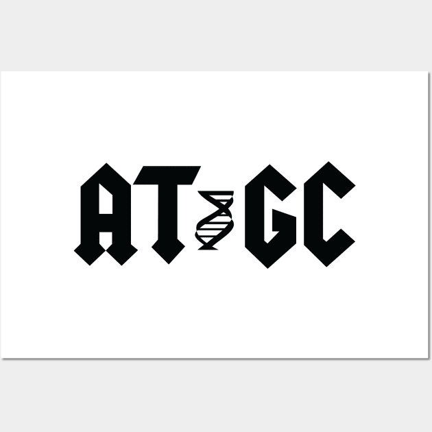 ATGC Molecular Biology Genetics Wall Art by ScienceCorner